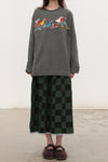 YANYAN KNITS Fall/Winter 2025 Pullover Sweater YYK-YYW25-1321-PINSE (Color Block Design) (YYW25-1321 YYW25-1322)